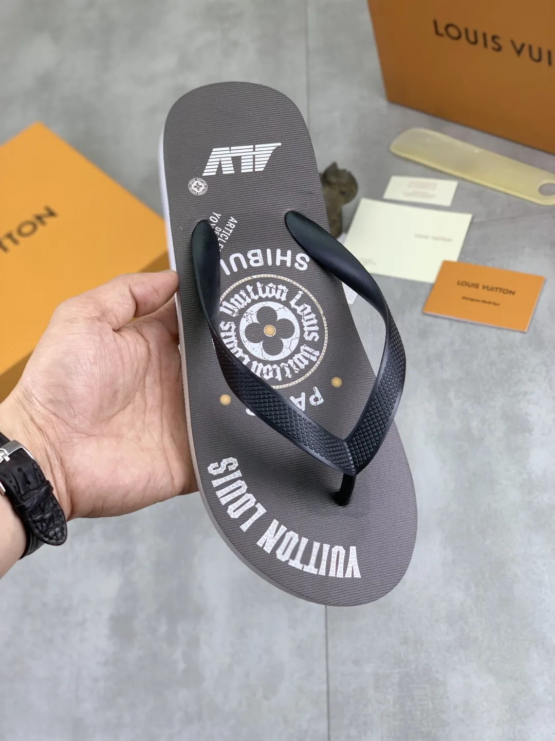 WeatherProof Louis Vuitton Slippers 945