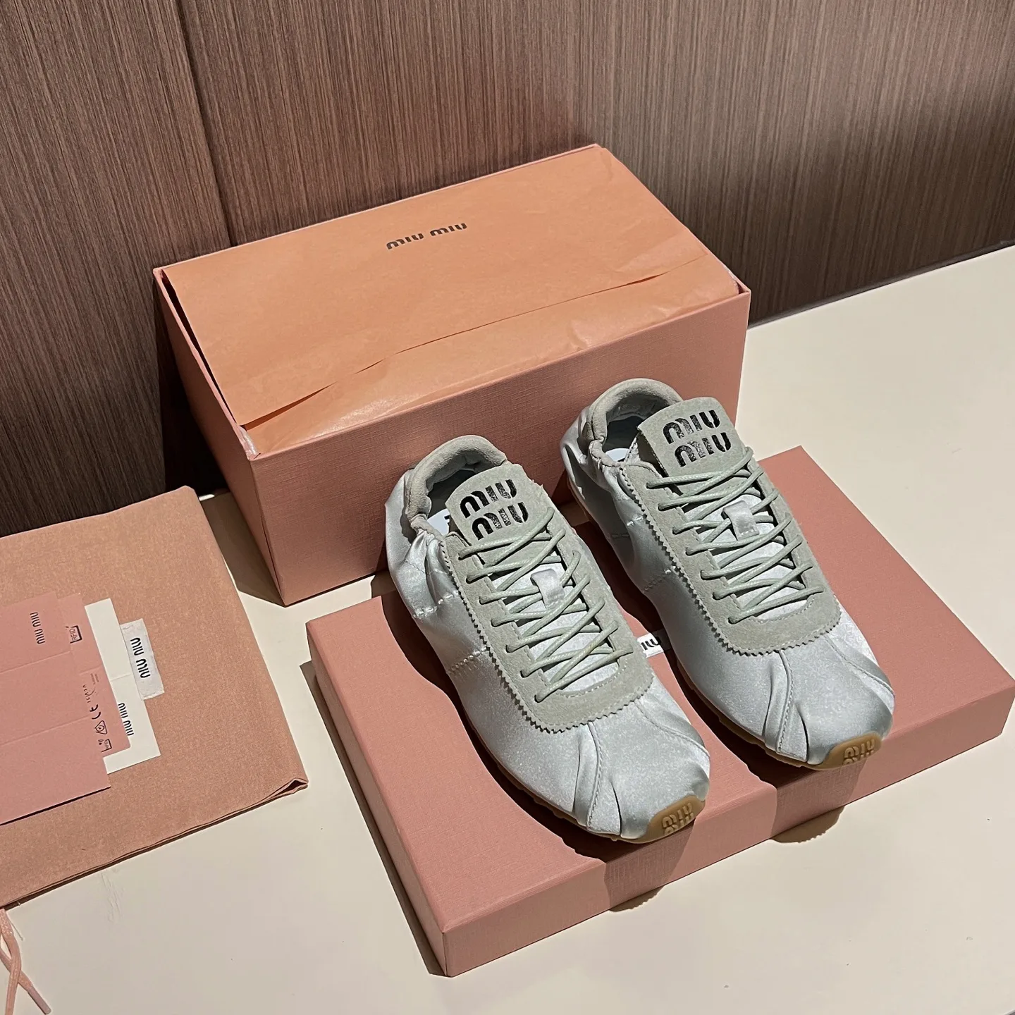 Breathable Miu Miu Sneakers 6347