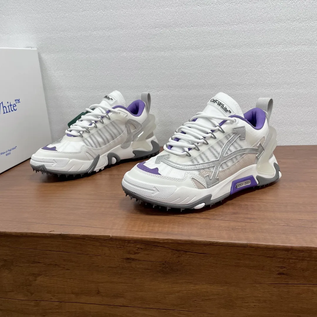 Sleek Off-White Sneakers 7642