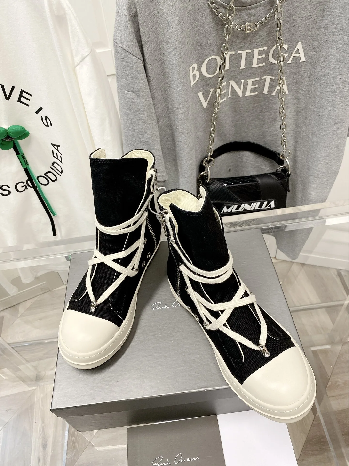 Modern Rick Owens Canvas Shoes 7716