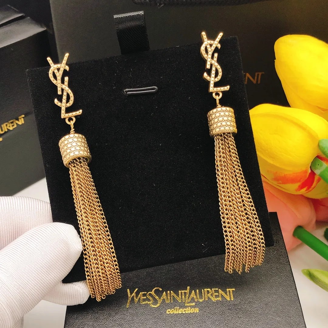 Saint Laurent Earrings Resilient 4585