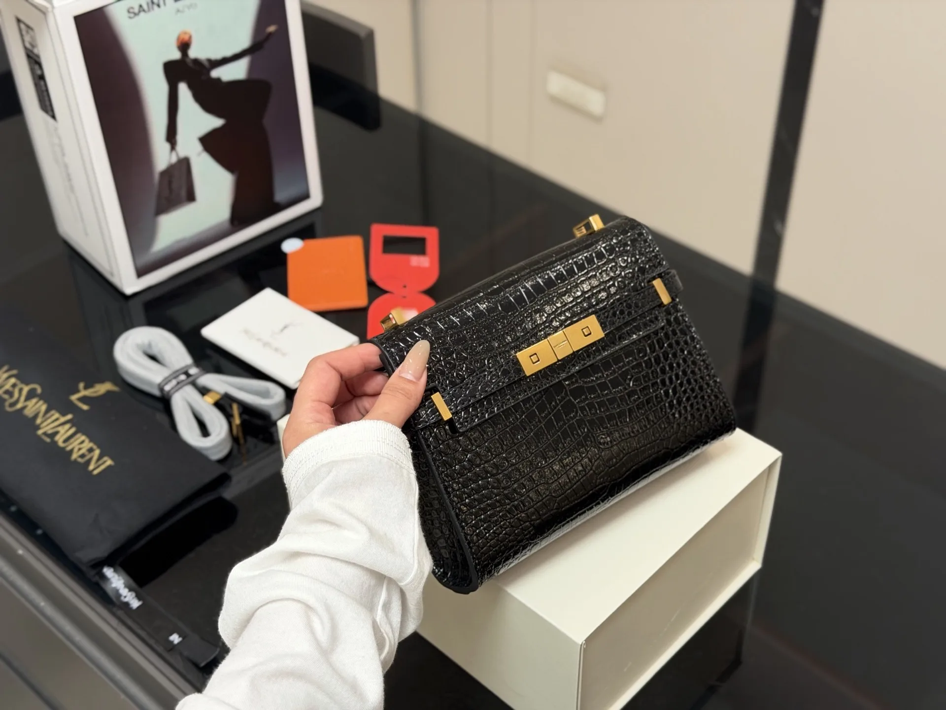 Saint Laurent Shoulder Bag Colorful 4642