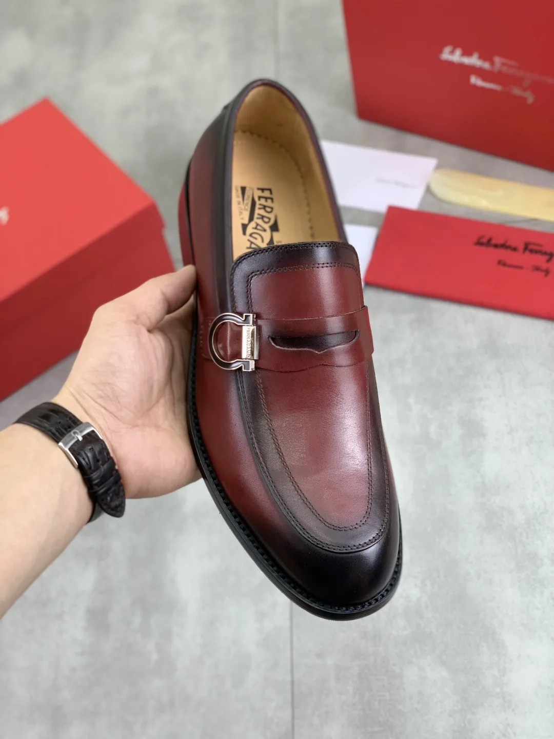 Seasonal Salvatore Ferragamo Leather Shoes 7240