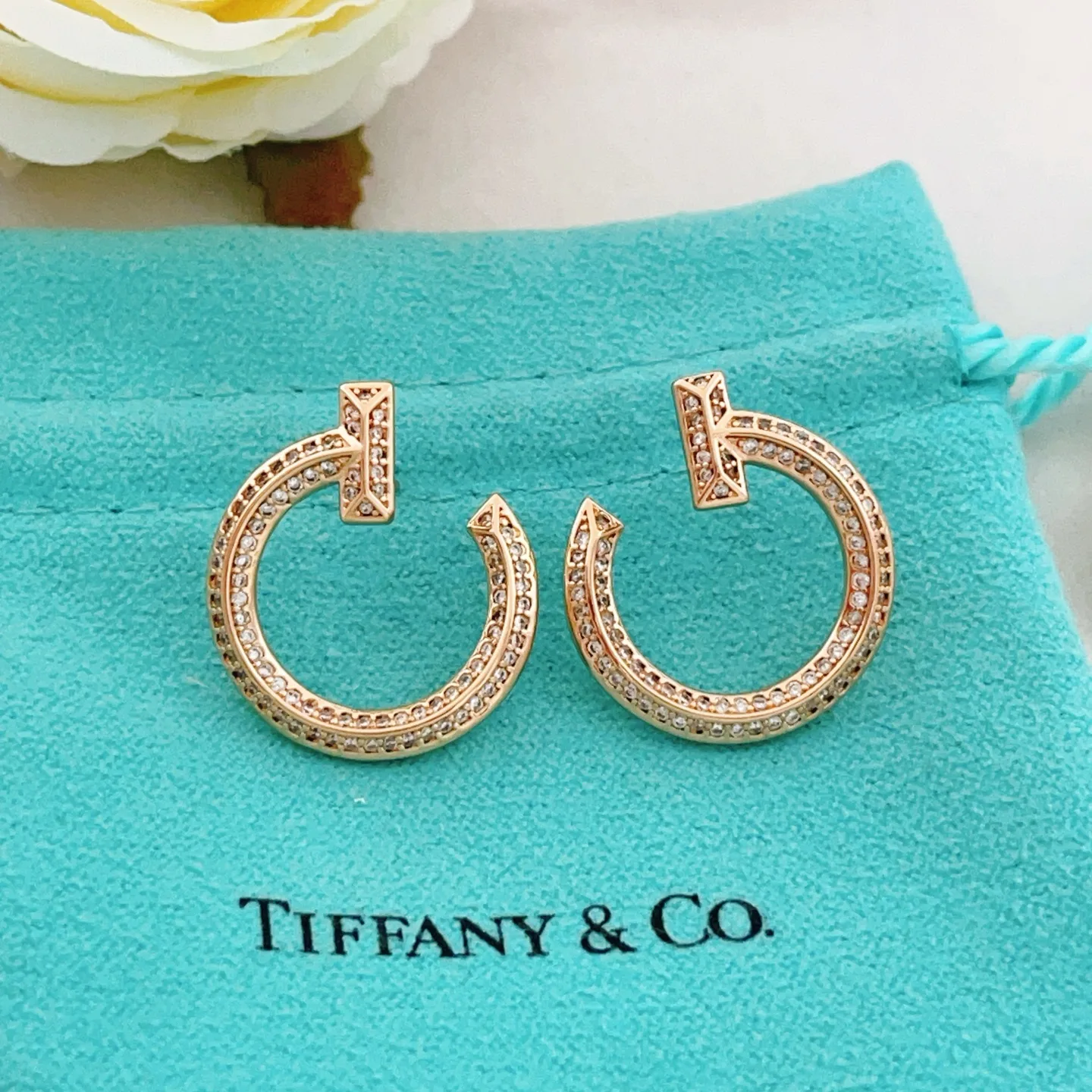 Tiffany Earrings Attractive 5438