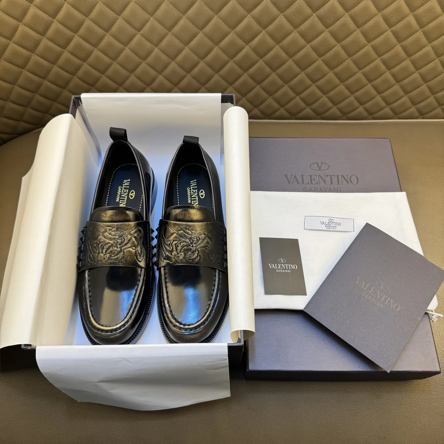 OdorResistant Valentino Loafers 6202