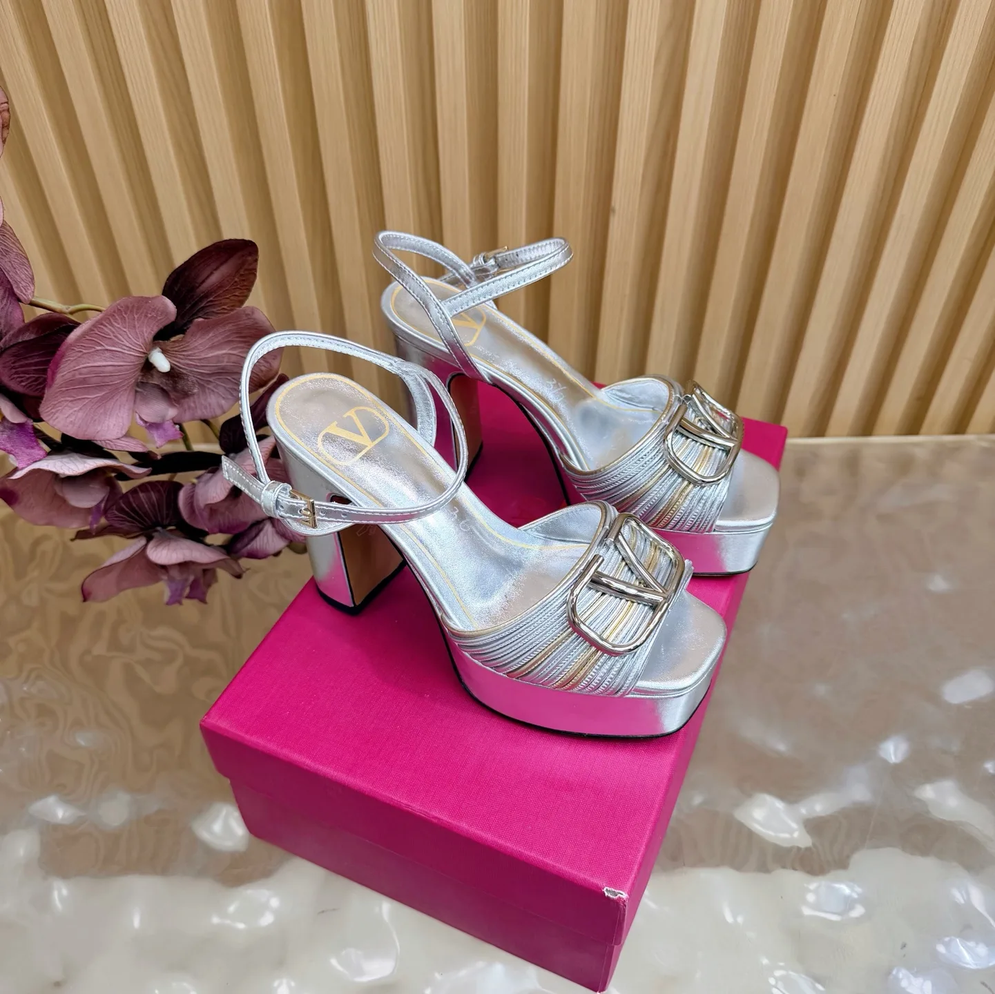 WaterResistant Valentino Sandals 6230