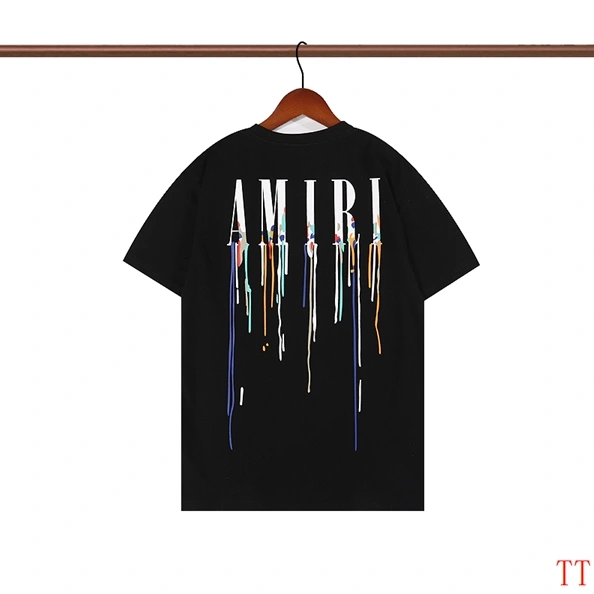 AMIRI T-Shirts Short Sleeved For Unisex Trendy 1852