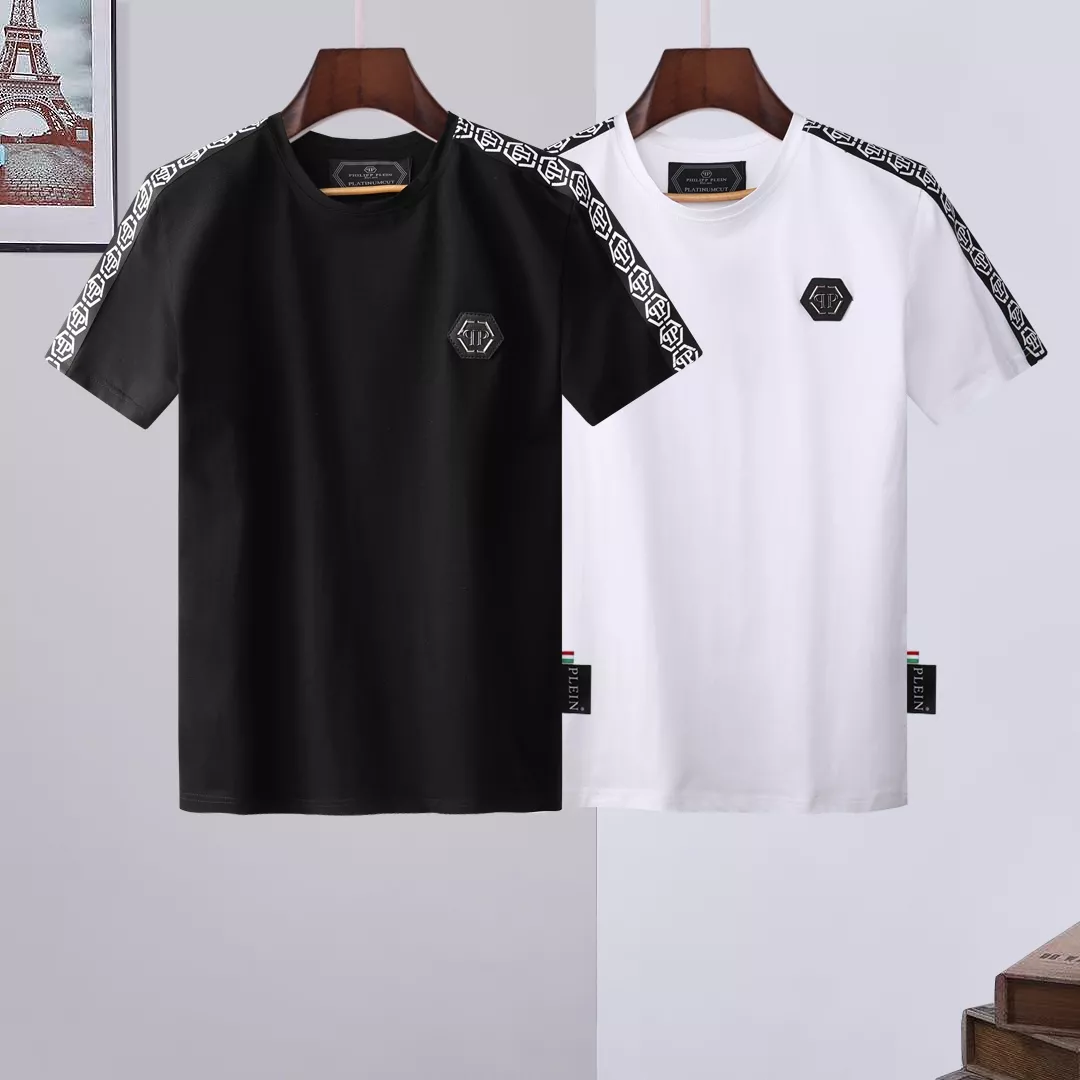 Affordable 1343 Philipp Plein PP T-Shirts Short Sleeved For Men