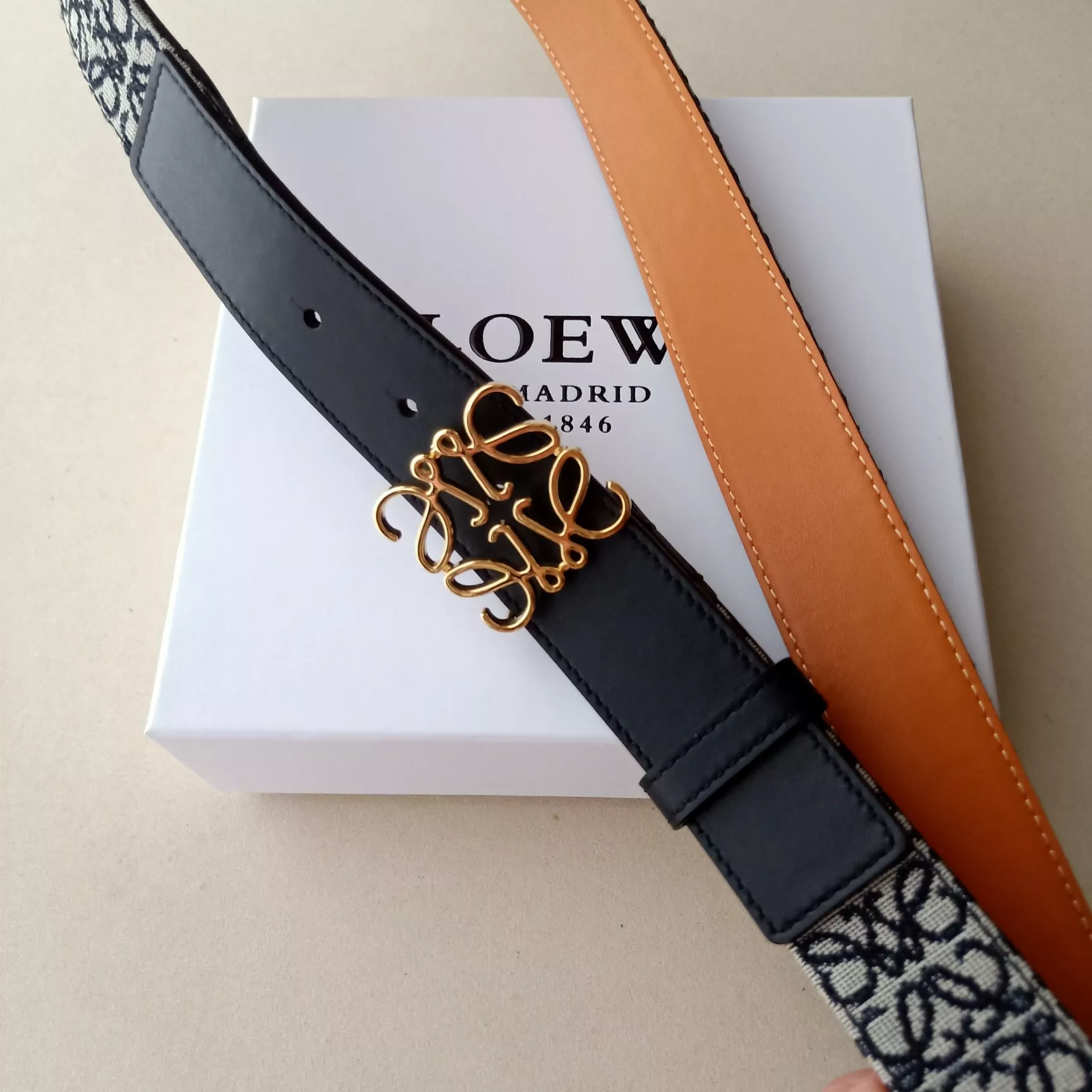 Affordable 1700 LOEWE AAA Quality Belts In 3.2cm For Women