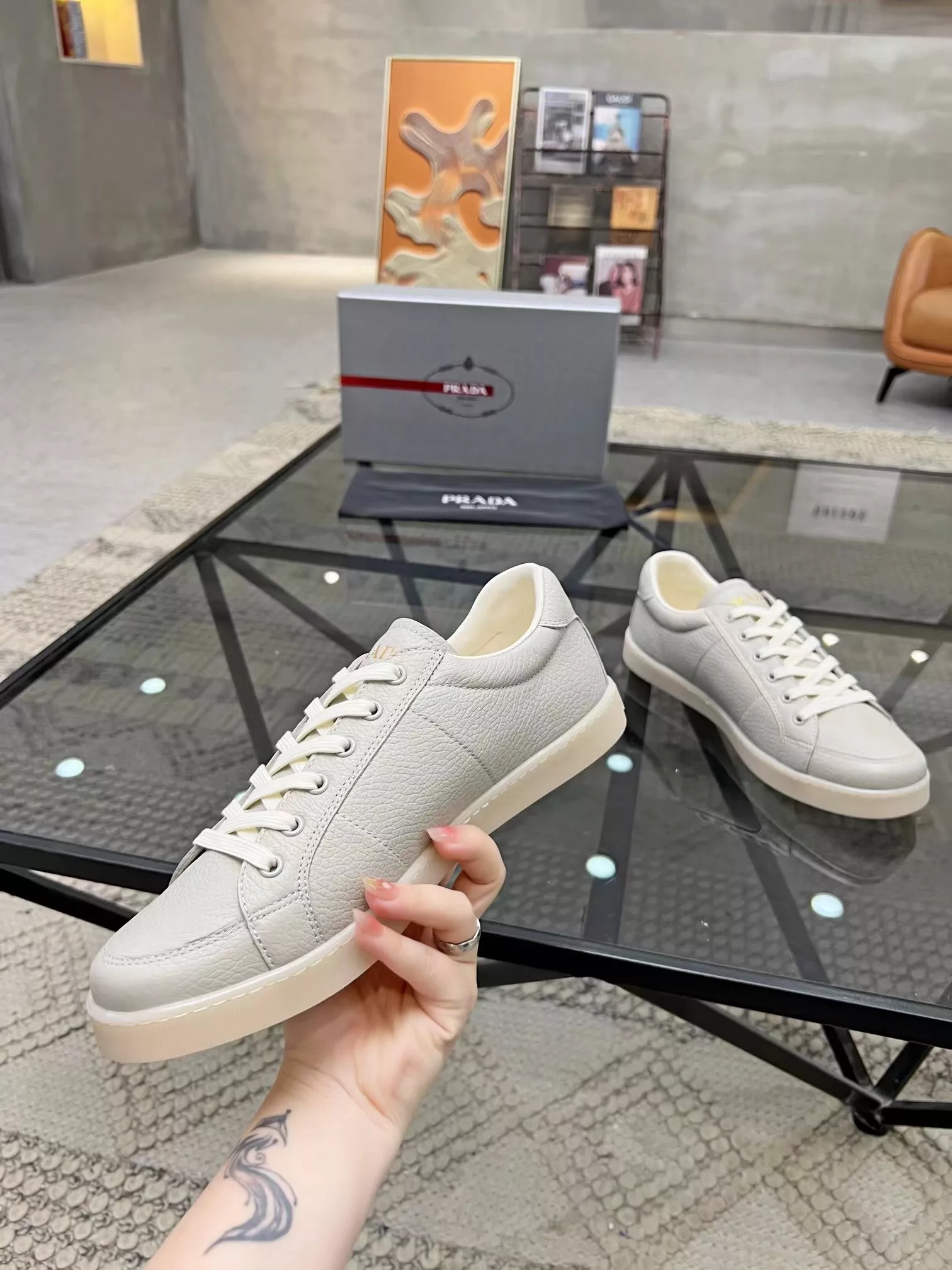 Affordable 1766 Prada Casual Shoes For Men