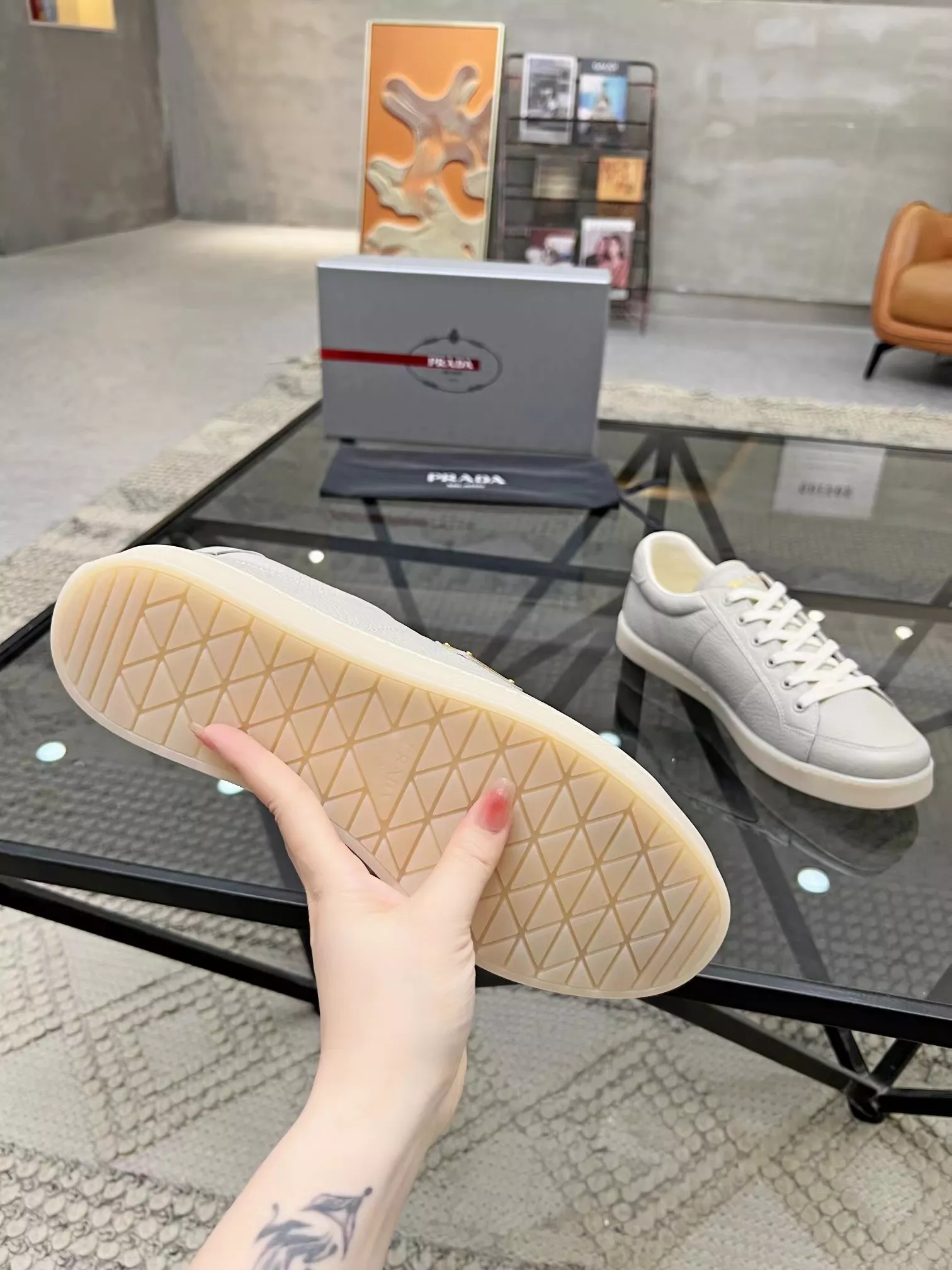 Affordable 1766 Prada Casual Shoes For Men