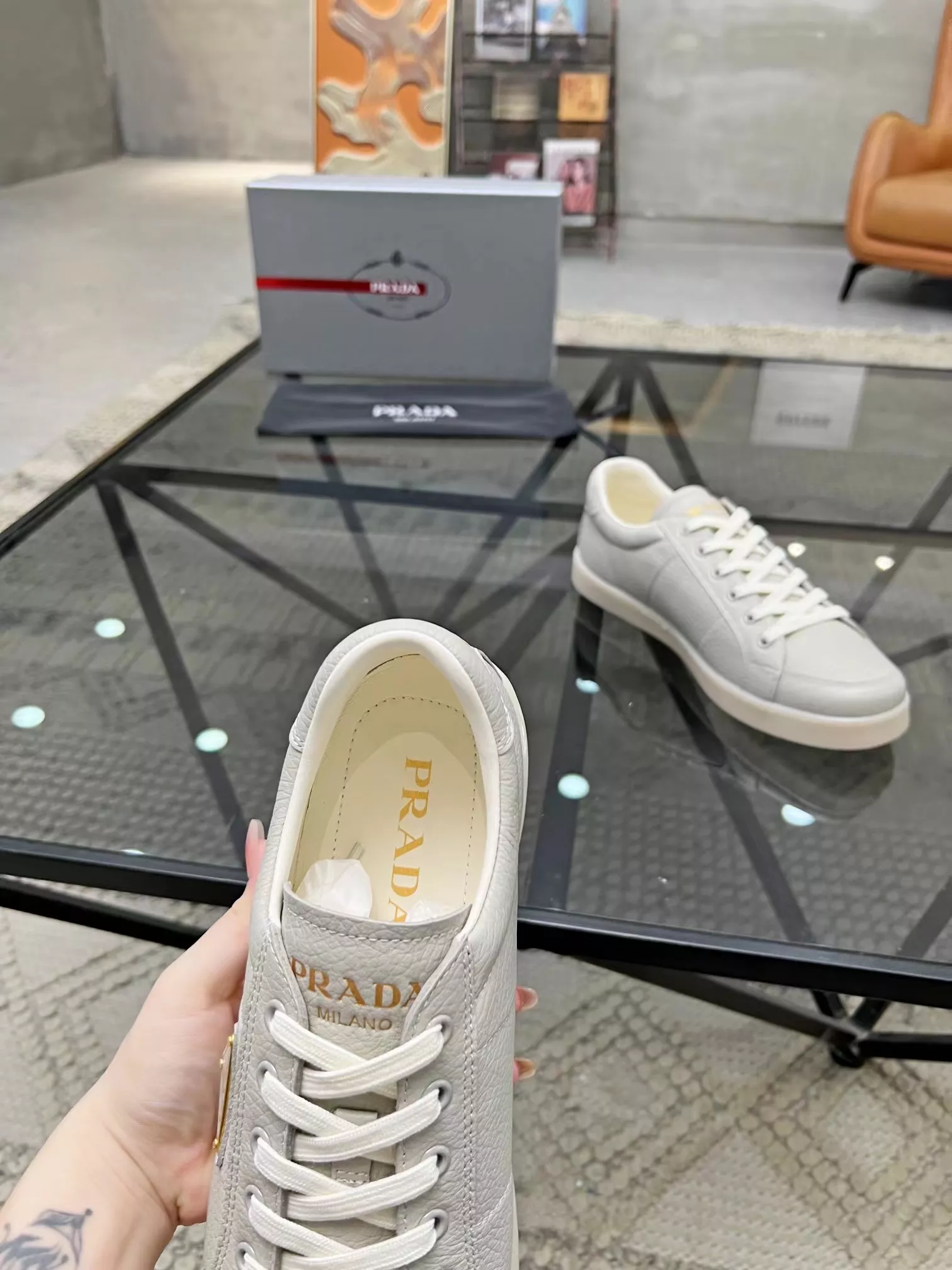 Affordable 1766 Prada Casual Shoes For Men