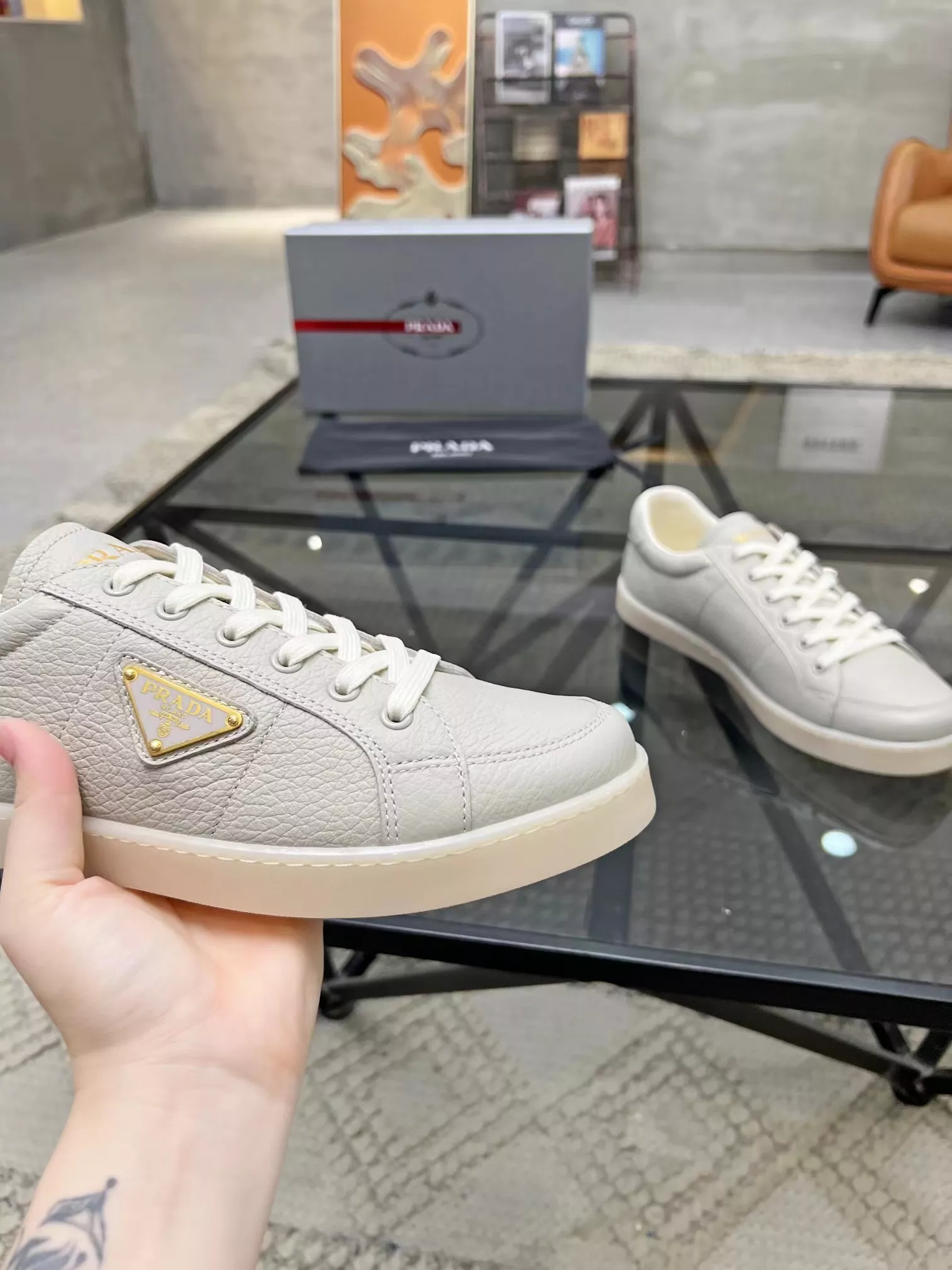 Affordable 1766 Prada Casual Shoes For Men