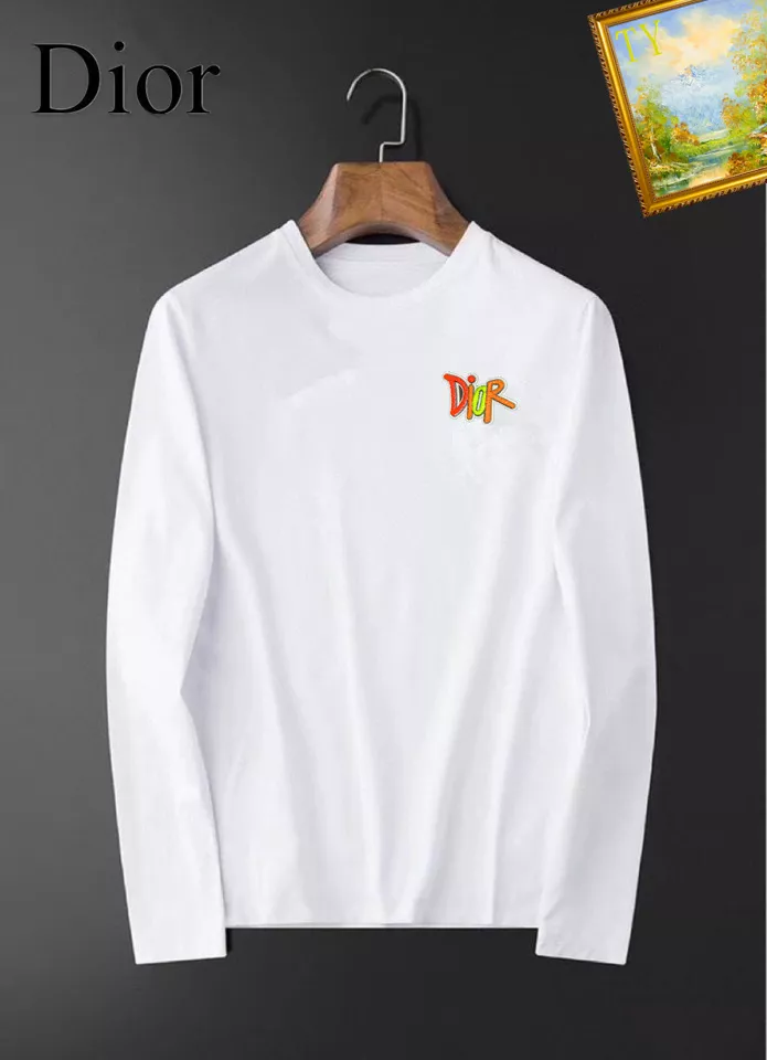 Affordable 2171 Christian Dior T-Shirts Long Sleeved For Unisex