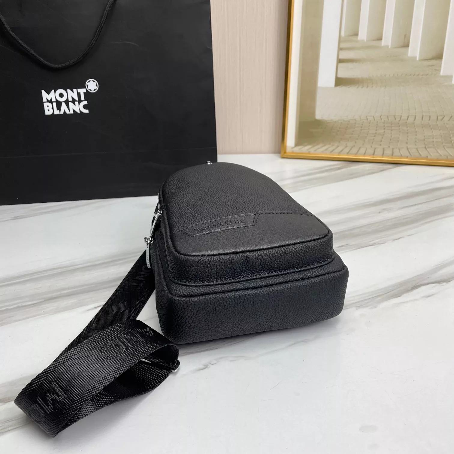 Affordable 233 Mont Blanc AAA Man Messenger Bags