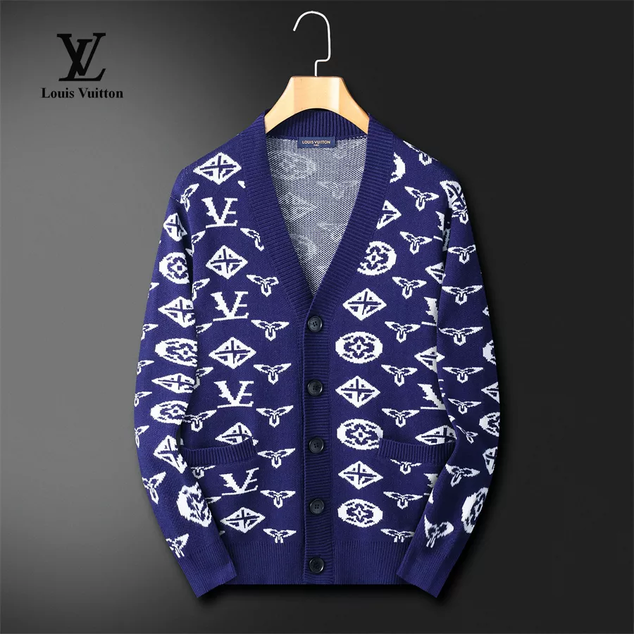 Affordable 2406 Louis Vuitton LV Sweaters Long Sleeved For Men