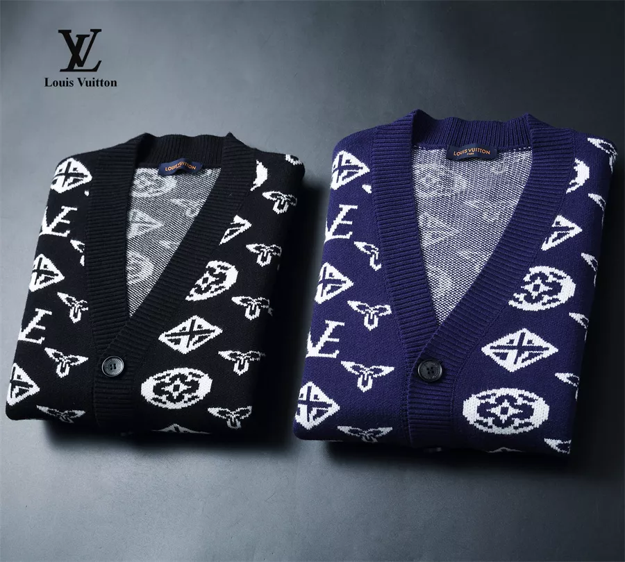Affordable 2406 Louis Vuitton LV Sweaters Long Sleeved For Men