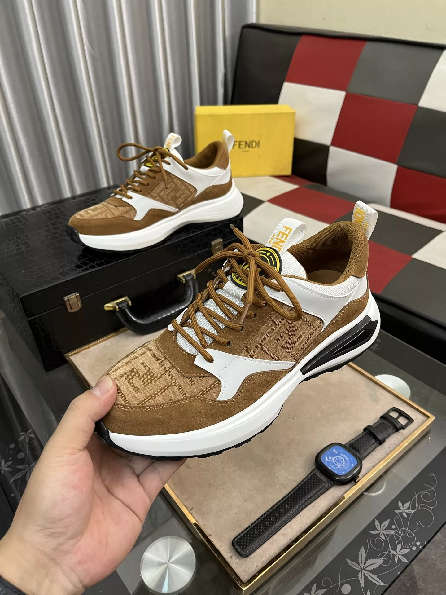 Affordable 2523 Fendi Casual Shoes For Men