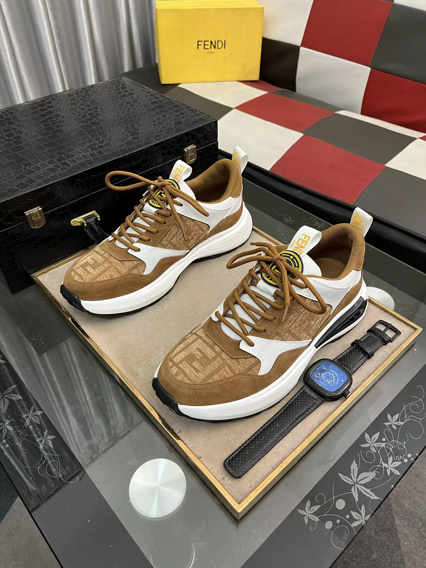 Affordable 2523 Fendi Casual Shoes For Men