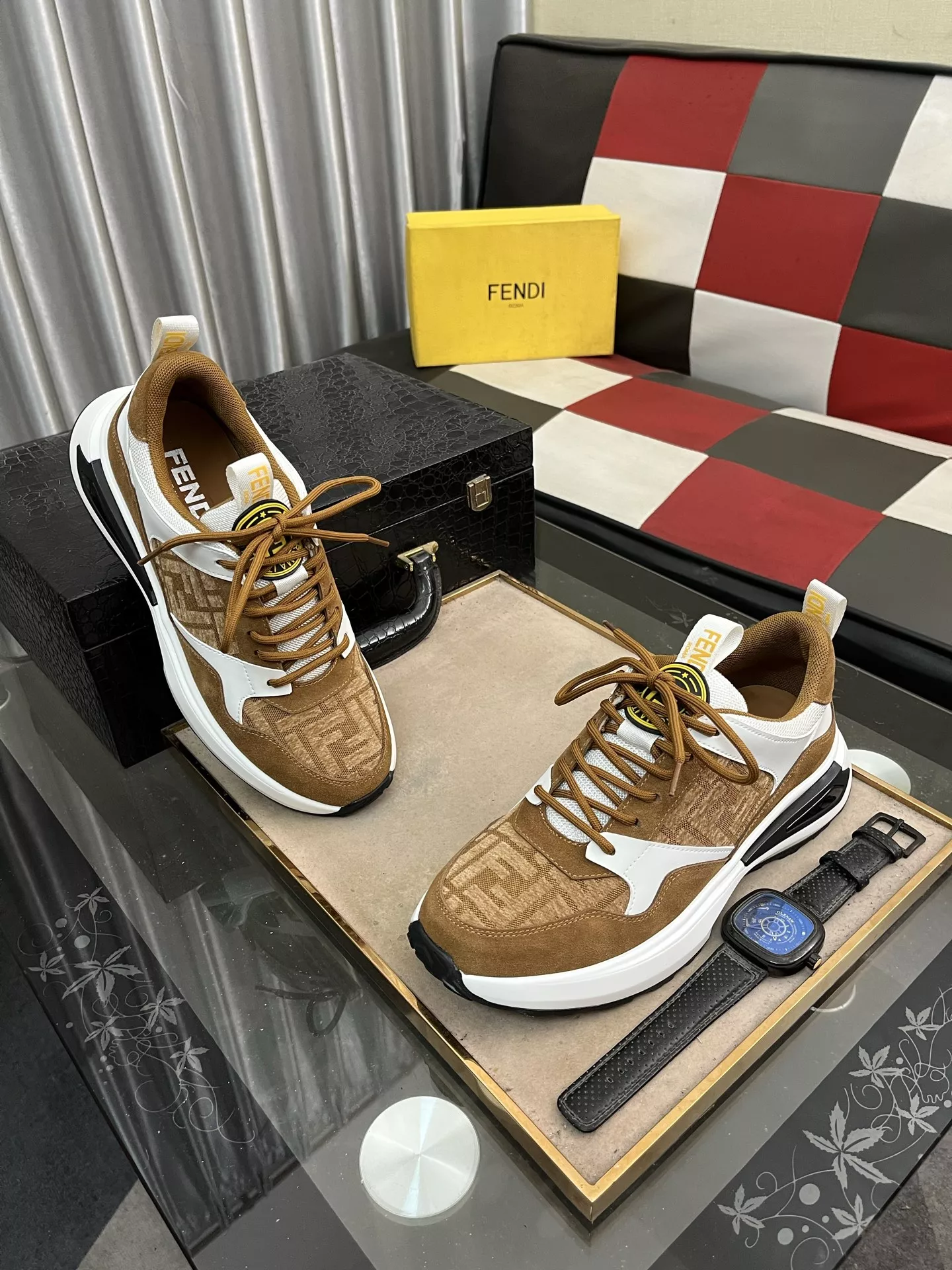 Affordable 2523 Fendi Casual Shoes For Men