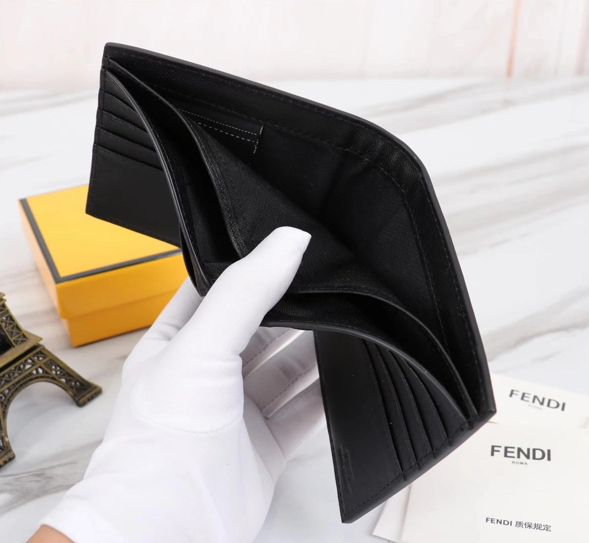 Affordable 3040 Fendi AAA Man Wallets