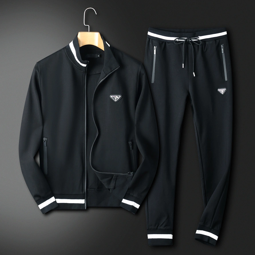 Affordable 3139 Prada Tracksuits Long Sleeved For Men