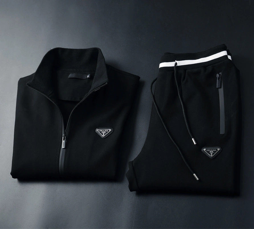 Affordable 3139 Prada Tracksuits Long Sleeved For Men