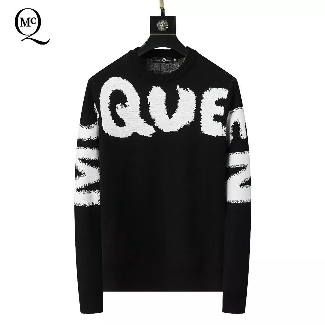 Affordable 3366 Alexander McQueen Sweaters Long Sleeved For Men