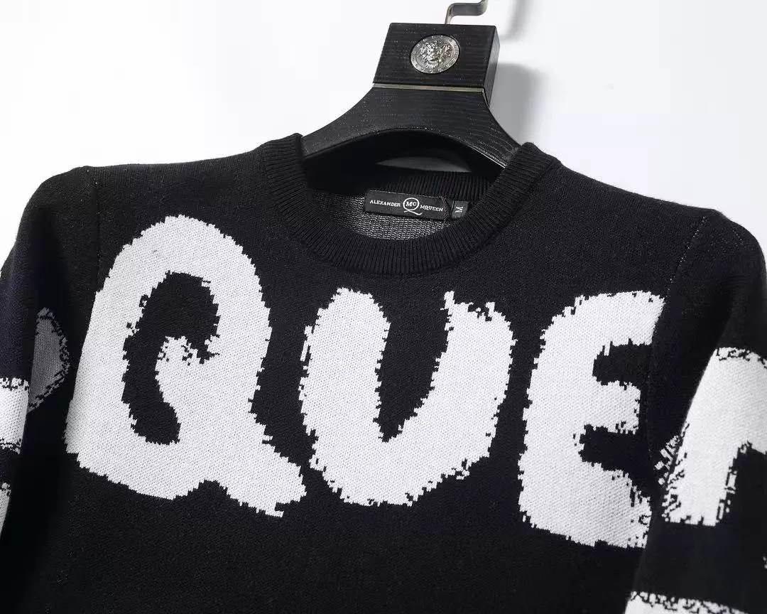 Affordable 3366 Alexander McQueen Sweaters Long Sleeved For Men