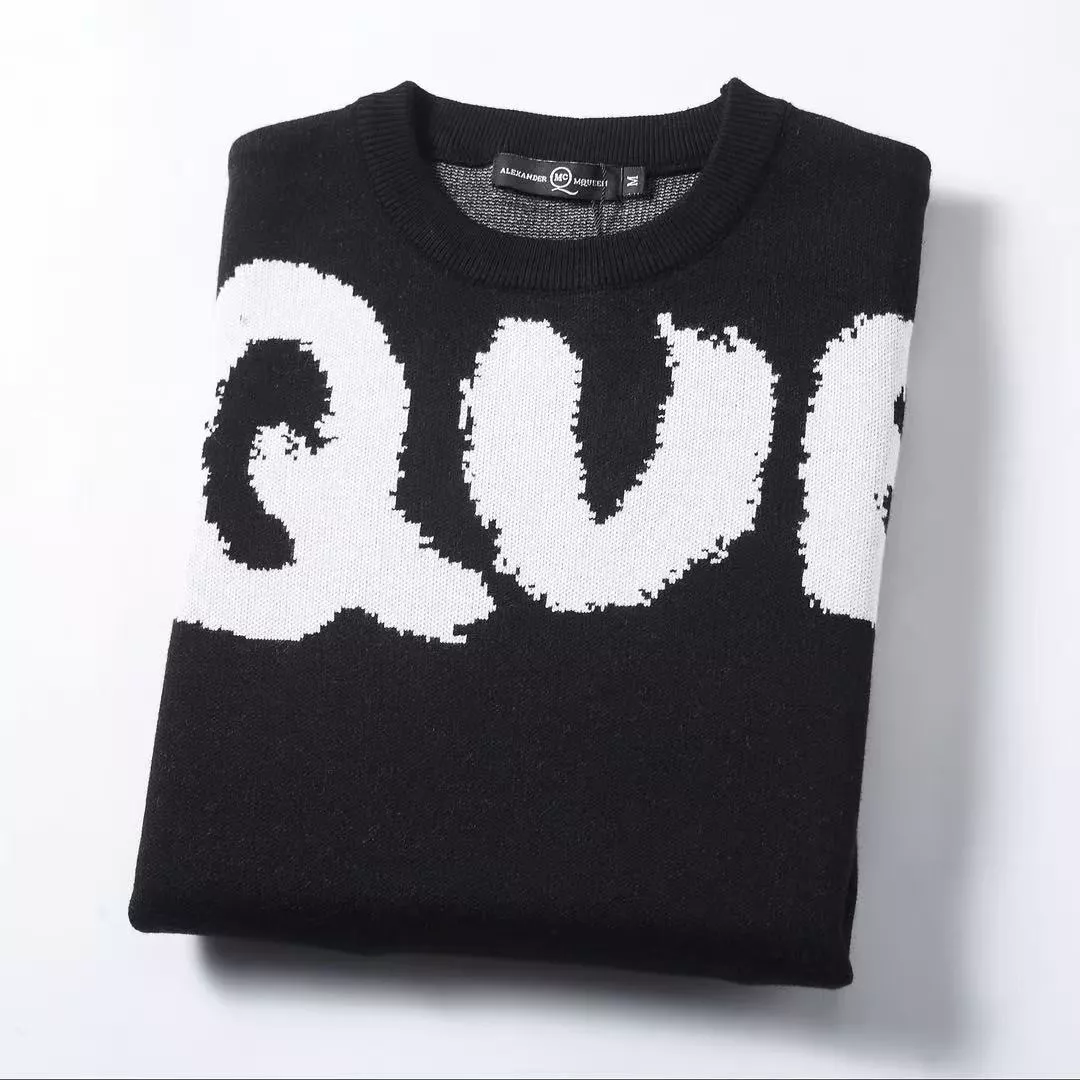 Affordable 3366 Alexander McQueen Sweaters Long Sleeved For Men
