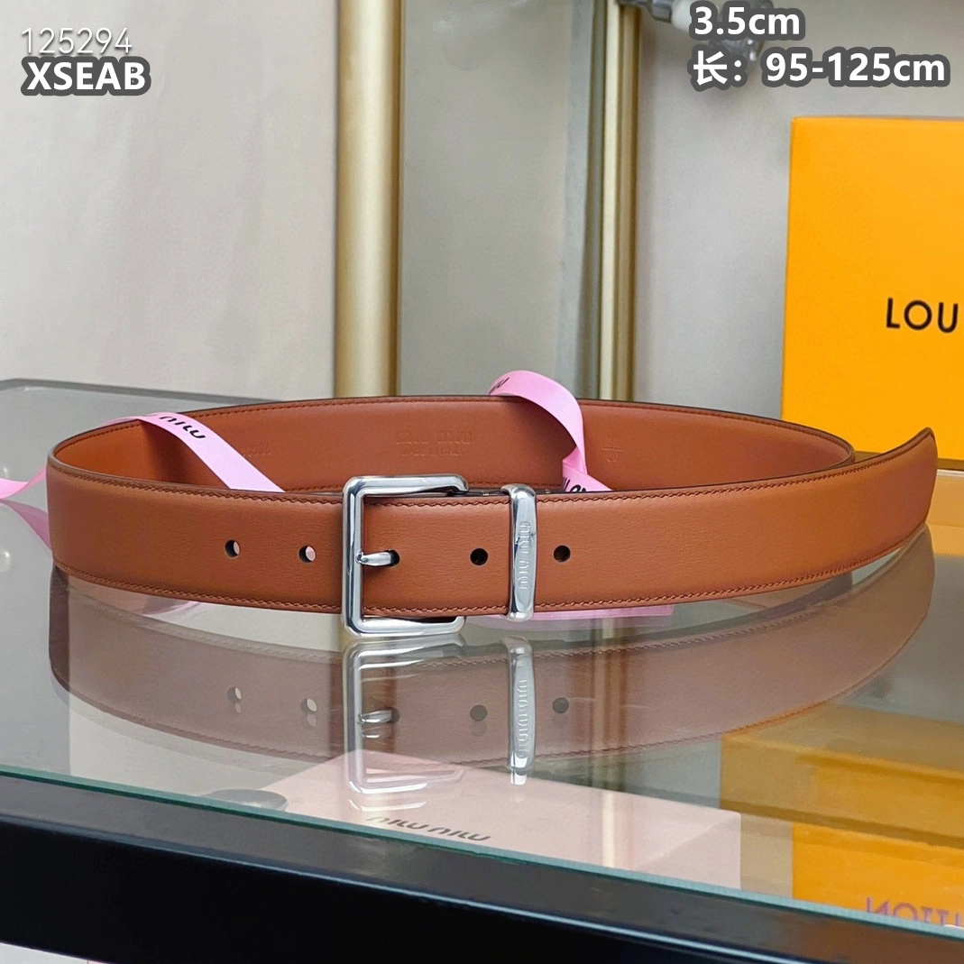 Affordable 3853 MIU MIU AAA Quality Belts For Unisex