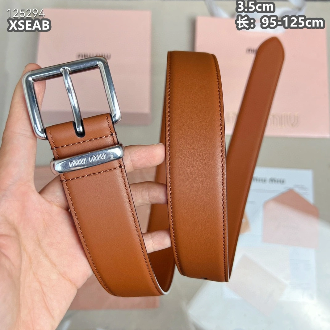 Affordable 3853 MIU MIU AAA Quality Belts For Unisex