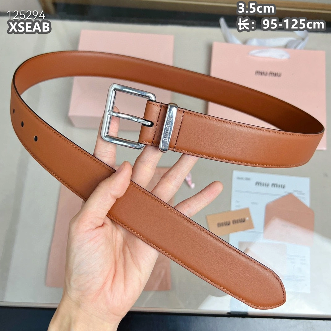 Affordable 3853 MIU MIU AAA Quality Belts For Unisex
