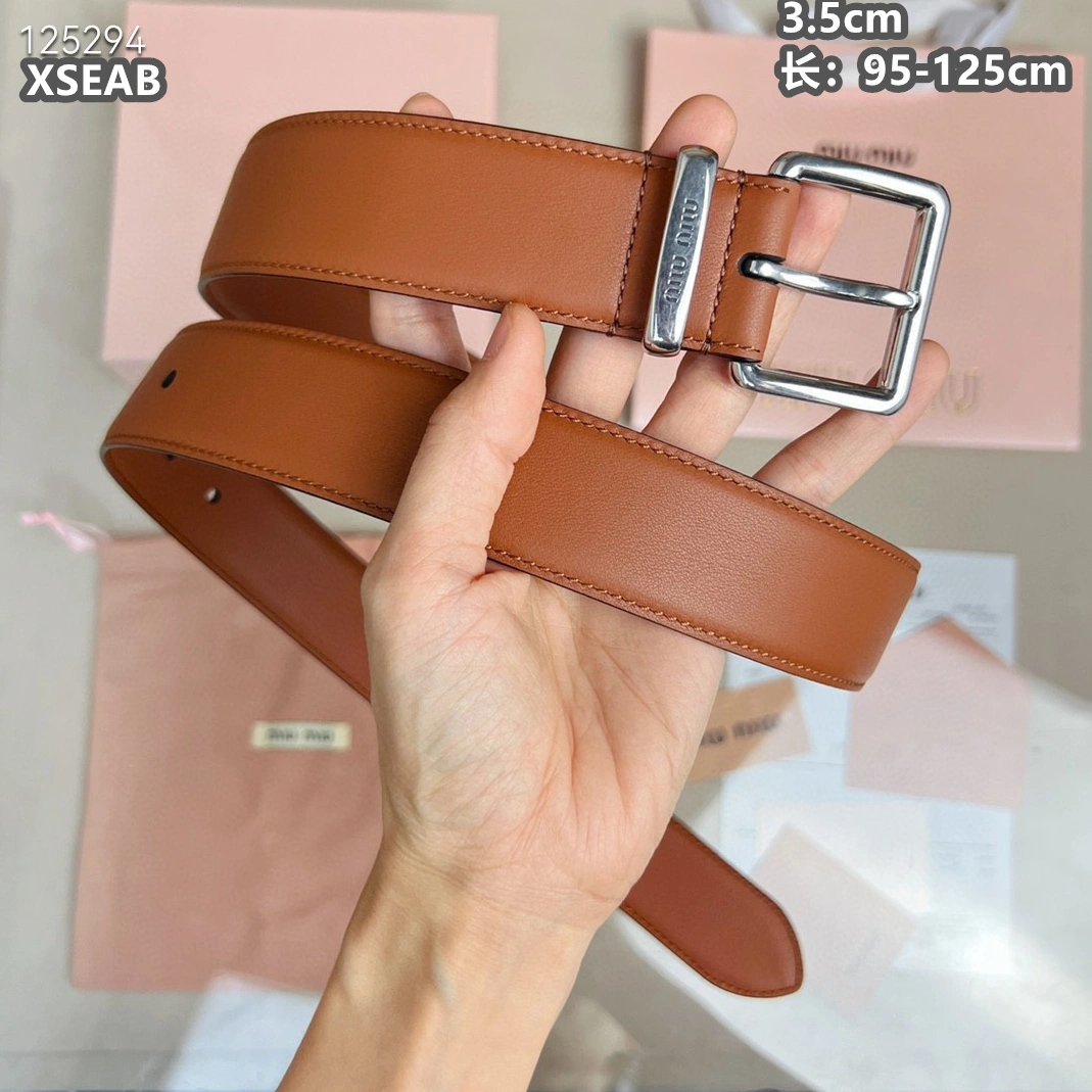 Affordable 3853 MIU MIU AAA Quality Belts For Unisex