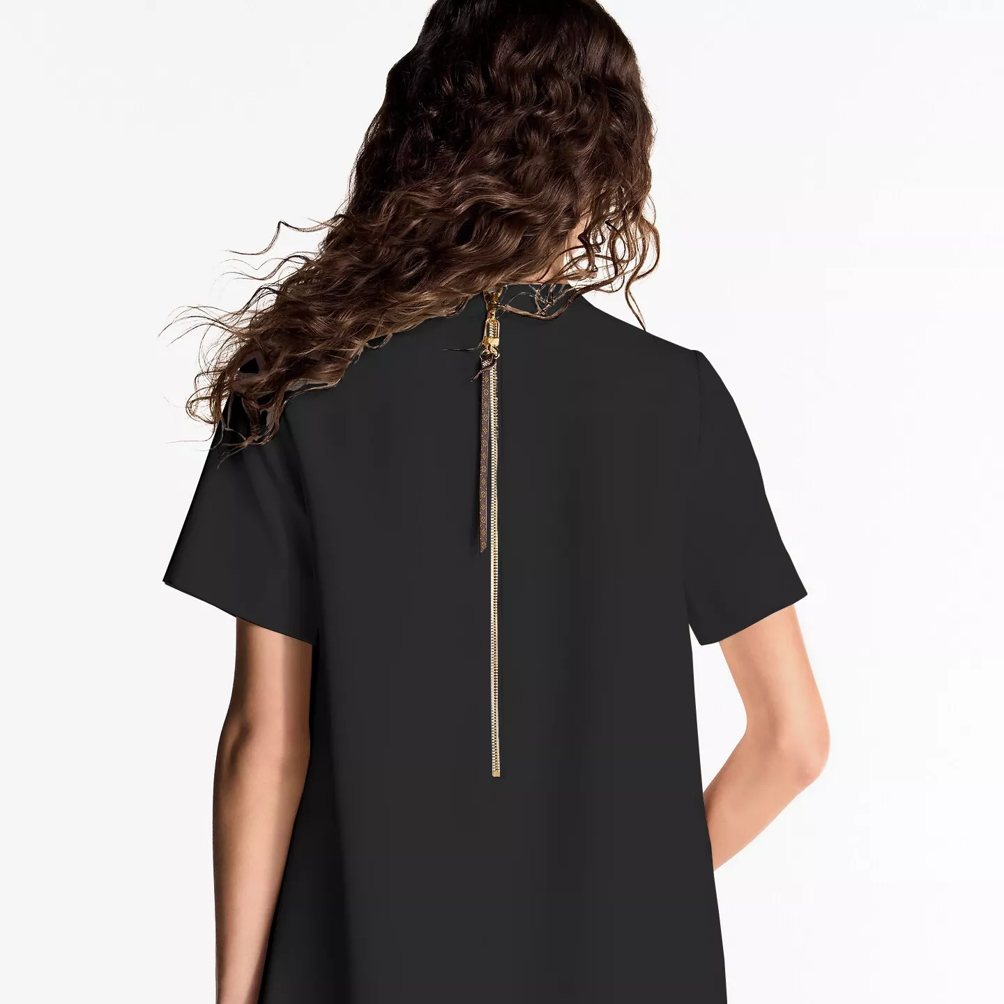 Affordable 4087 Louis Vuitton LV Dresses Short Sleeved For Women