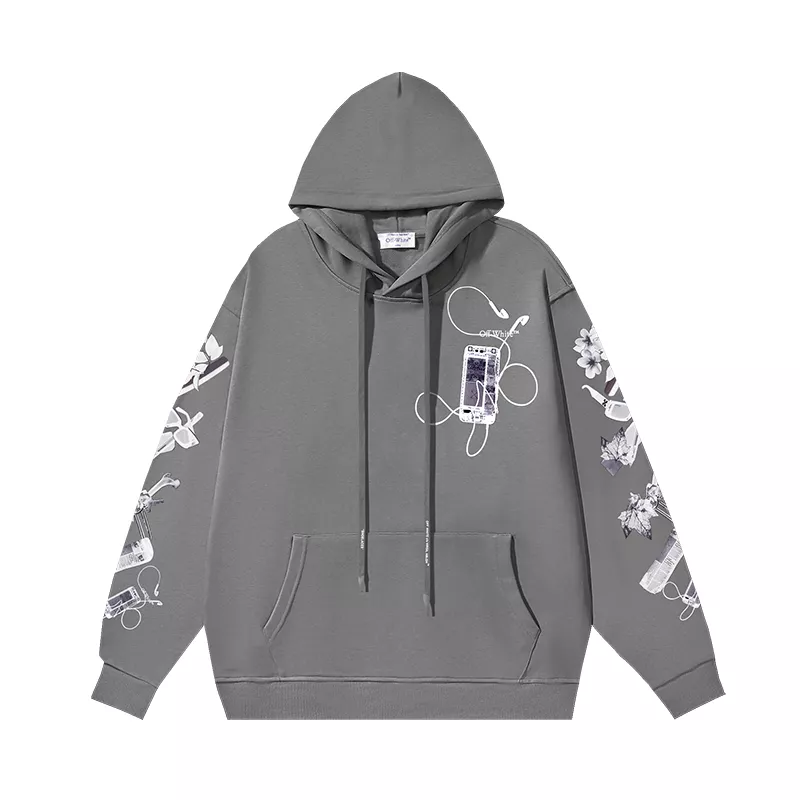 Affordable 4188 Off-White Hoodies Long Sleeved For Unisex