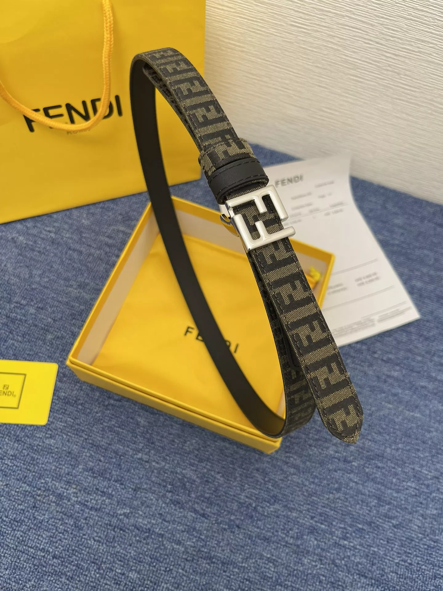 Affordable 4351 Fendi AAA Quality Belts In 2.0cm For Women