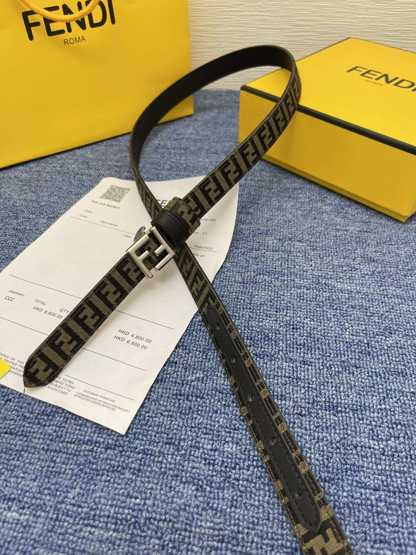 Affordable 4351 Fendi AAA Quality Belts In 2.0cm For Women
