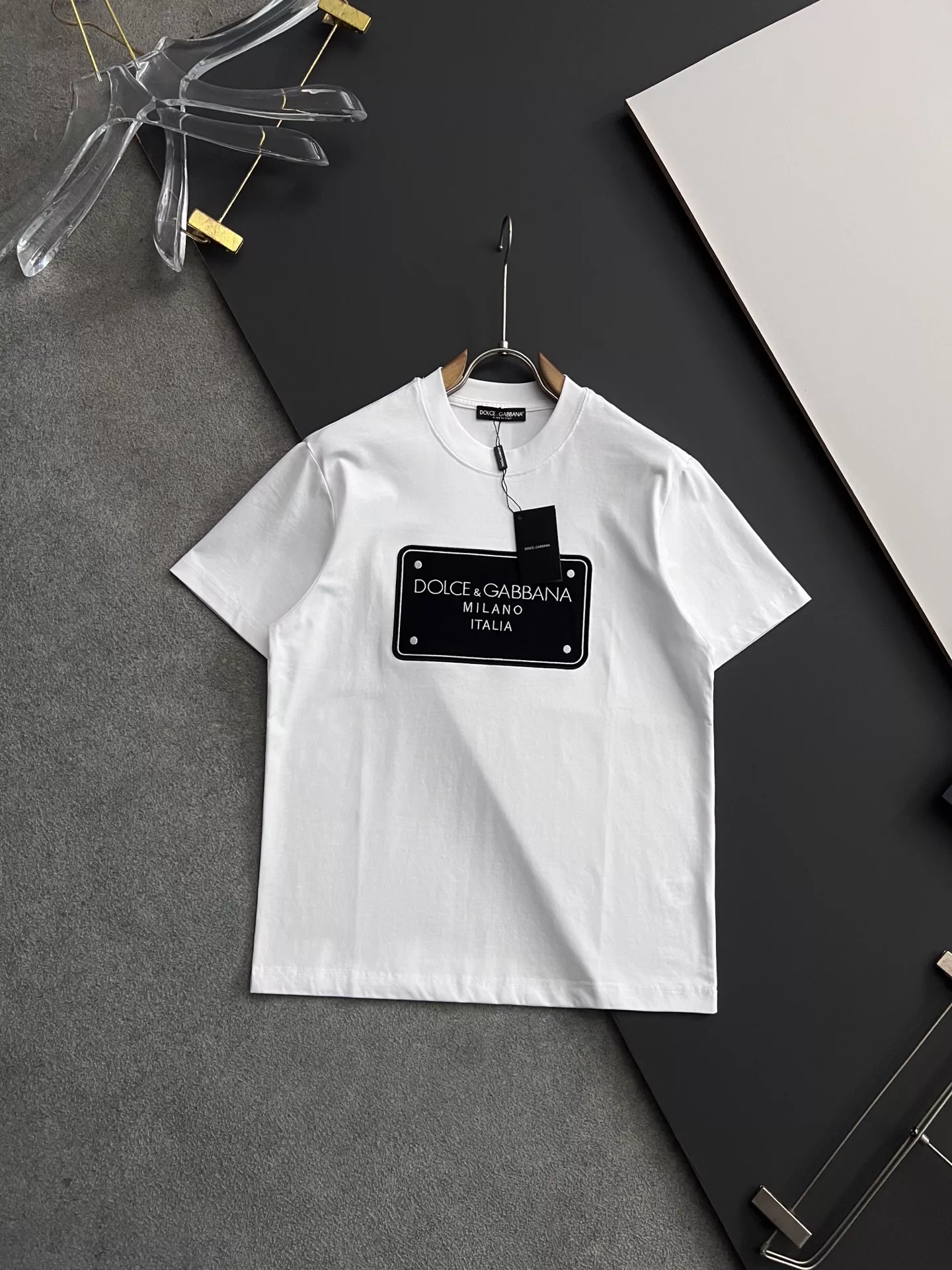 Affordable 4626 Dolce & Gabbana D&G T-Shirts Short Sleeved For Unisex