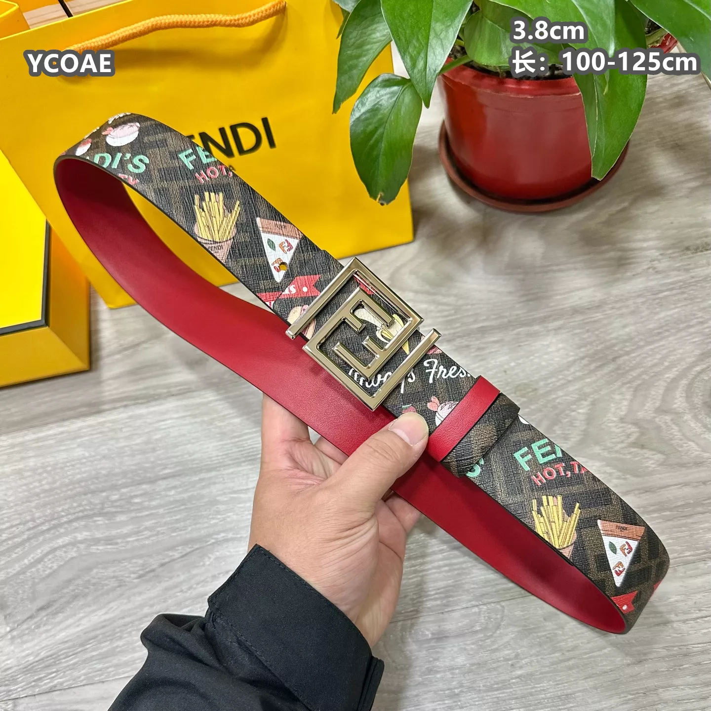 Affordable 5604 Fendi AAA Quality Belts For Men