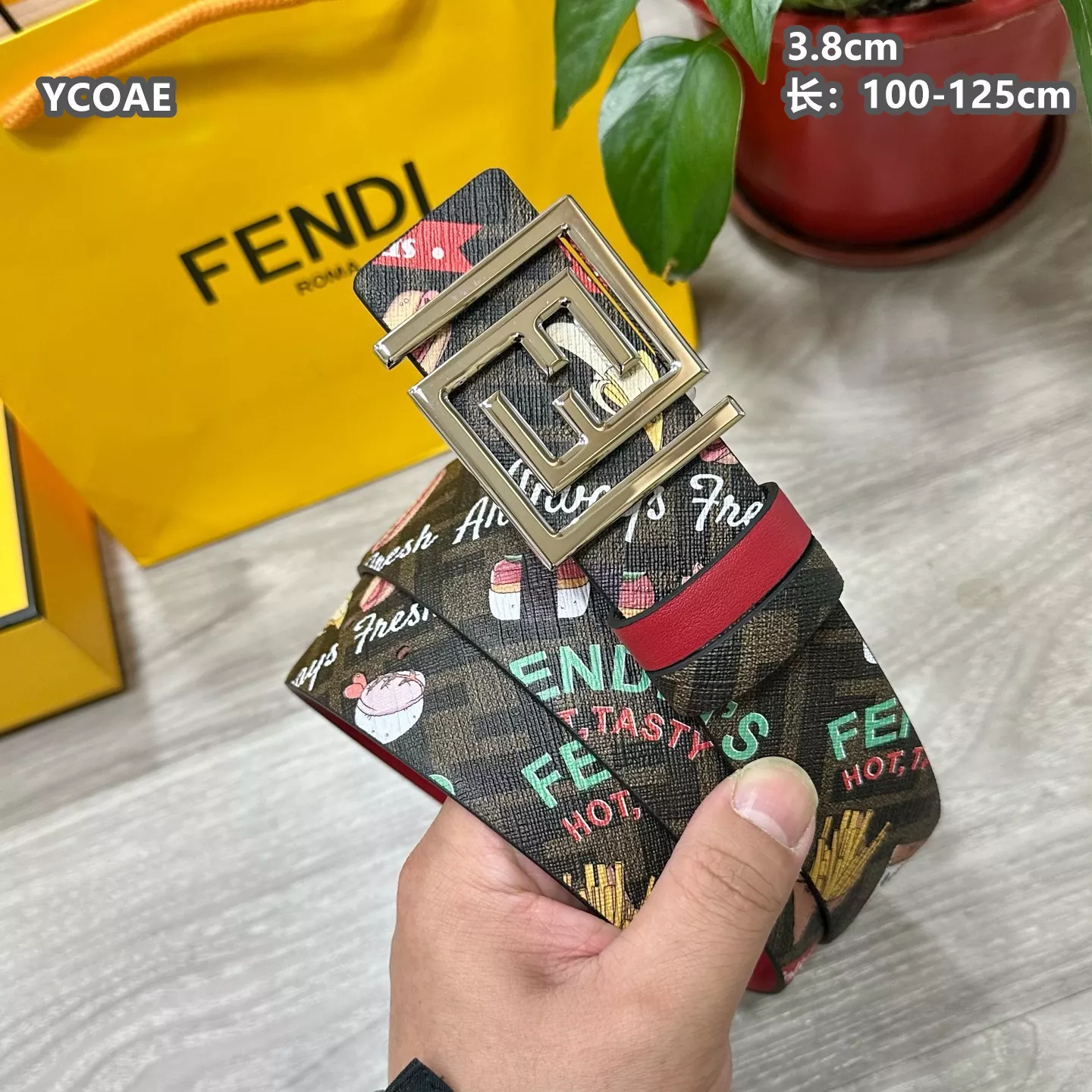 Affordable 5604 Fendi AAA Quality Belts For Men