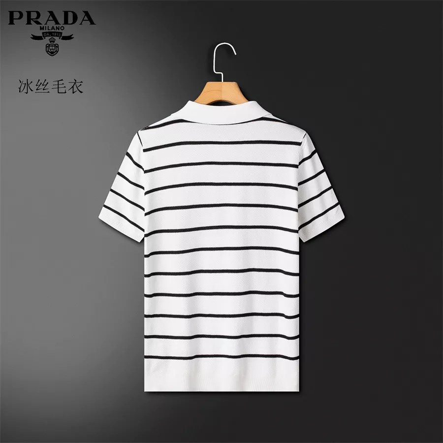 Affordable 5708 Prada T-Shirts Short Sleeved For Men