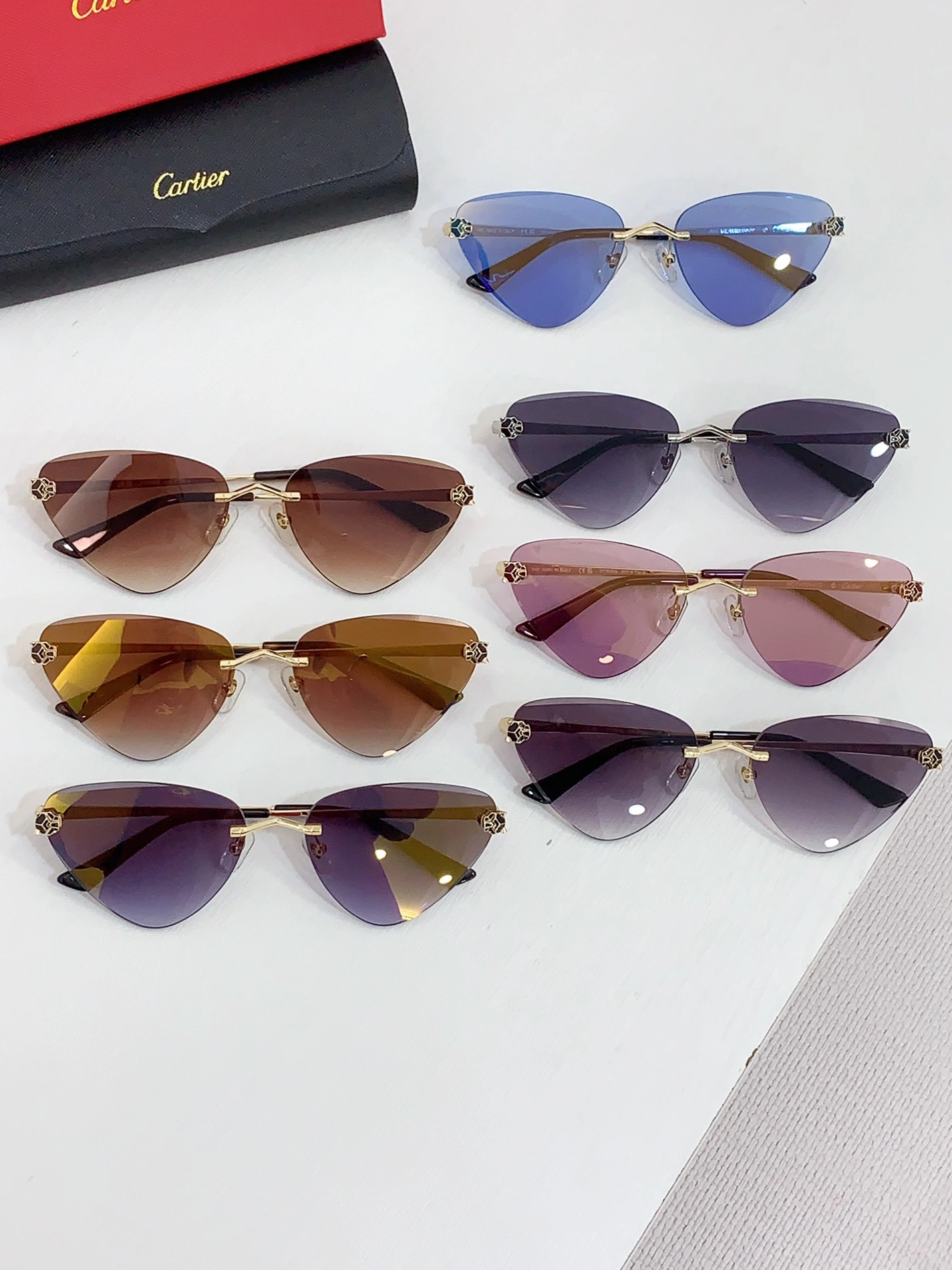 Affordable 6127 Cartier AAA Quality Sunglassess