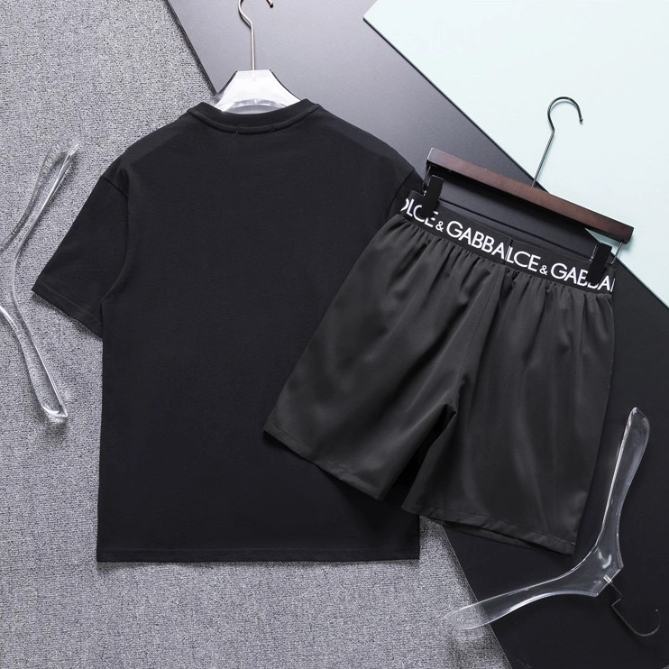 Affordable 6245 Dolce & Gabbana D&G Tracksuits Short Sleeved For Men