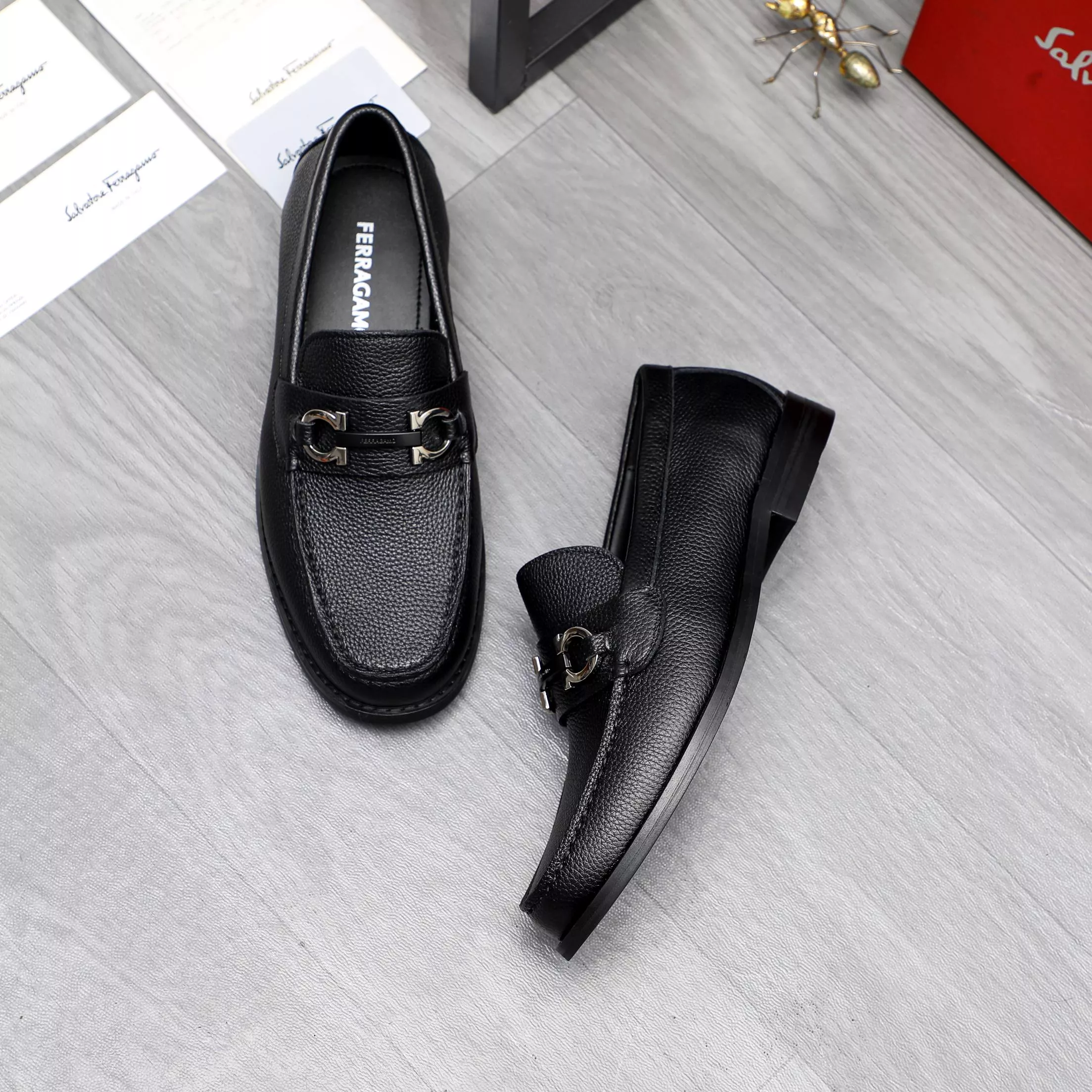 Affordable 6756 Salvatore Ferragamo Leather Shoes For Men