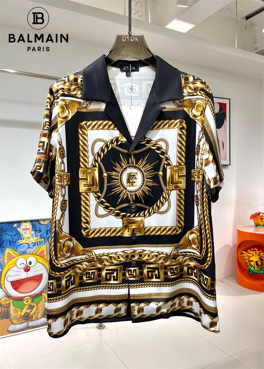 Affordable 6775 Balmain Tracksuits Short Sleeved For Men