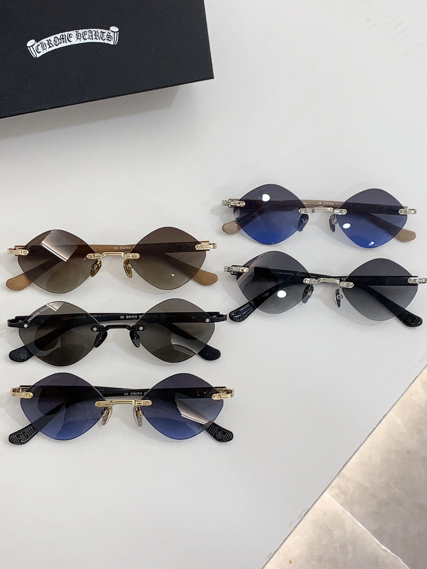 Affordable 697 Chrome Hearts AAA Quality Sunglasses