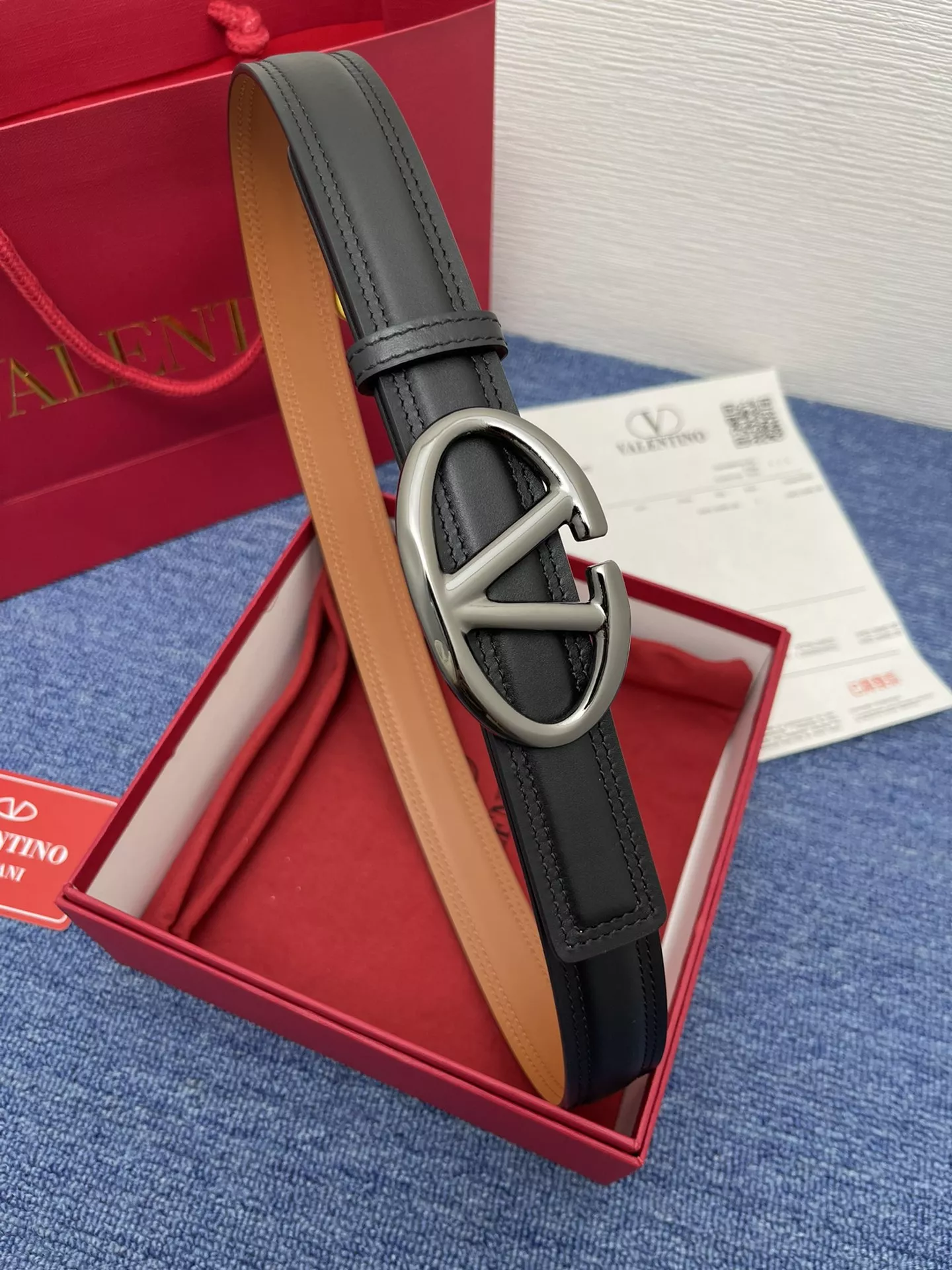 Affordable 7326 Valentino AAA Quality Belts In 3.0cm For Women