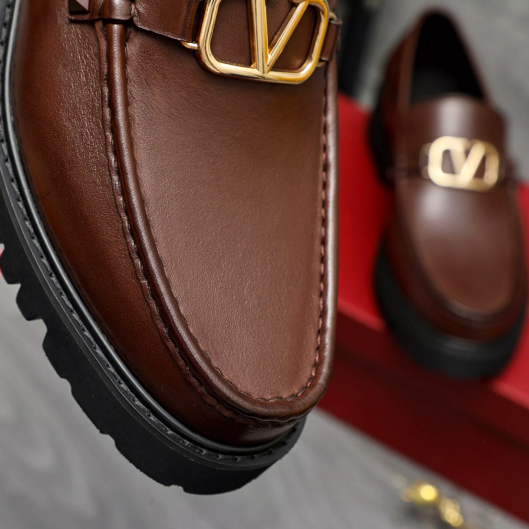 Affordable 757 Valentino Leather Shoes For Men