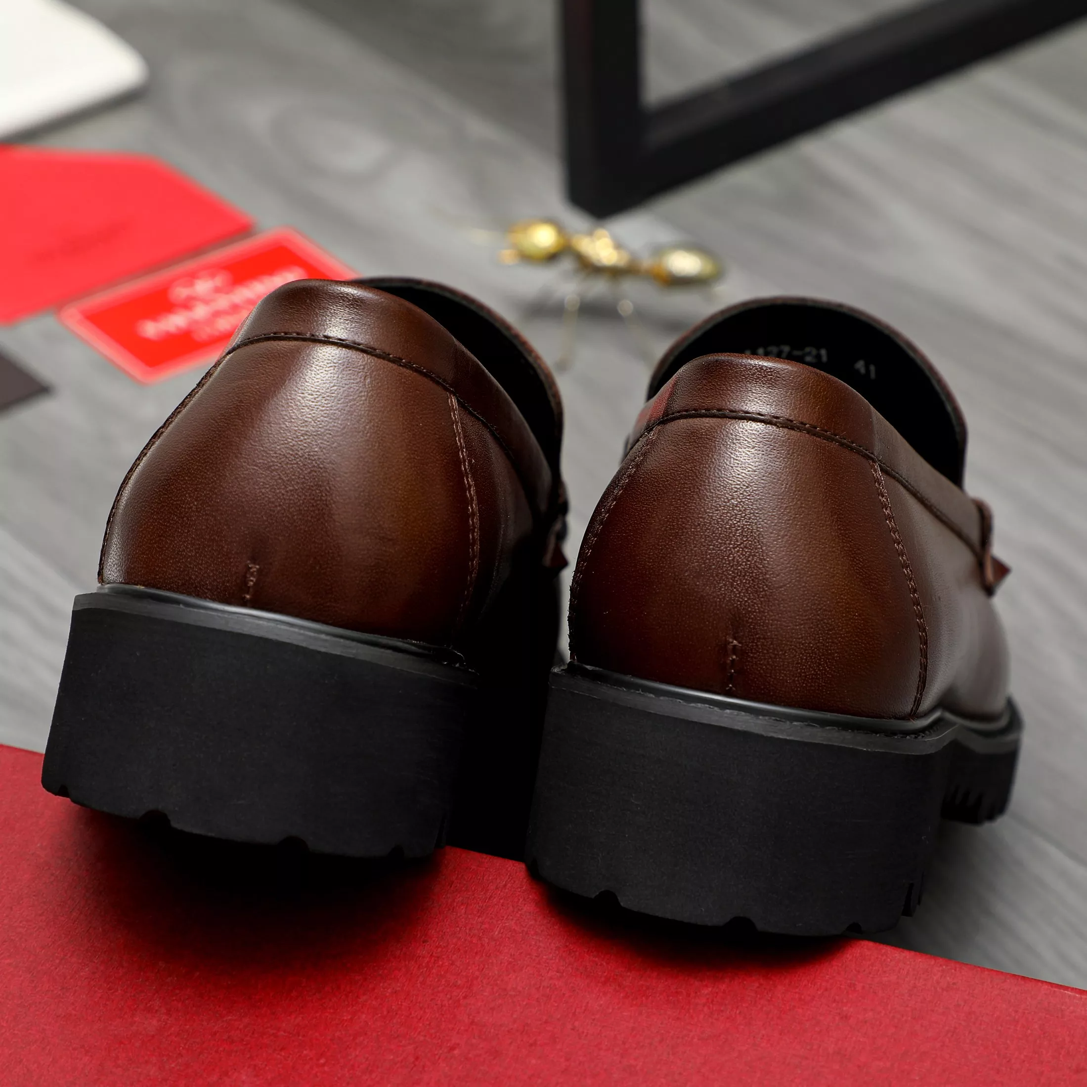 Affordable 757 Valentino Leather Shoes For Men